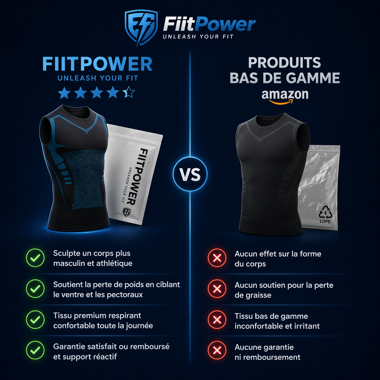 Débardeur Homme FiitPower