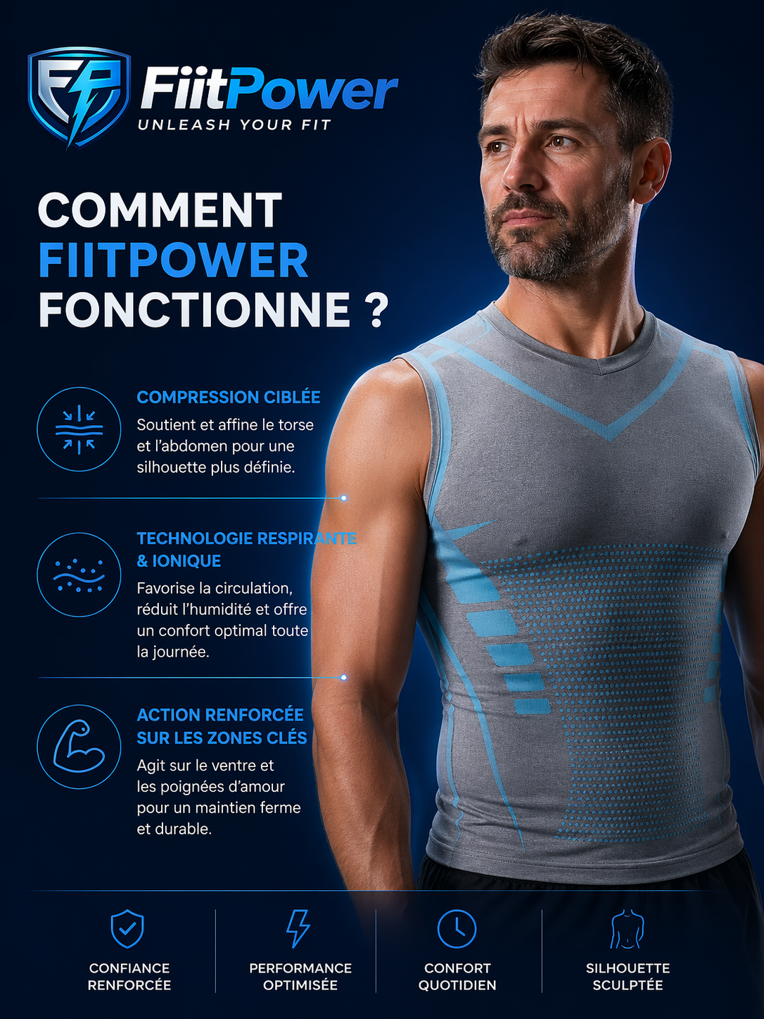 Débardeur Homme FiitPower